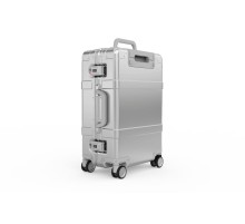 Чемодан NINETYGO Metal Luggage 20" серебристый (Мятая упаковка)