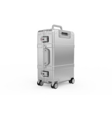 Чемодан NINETYGO Metal Luggage 20" серебристый