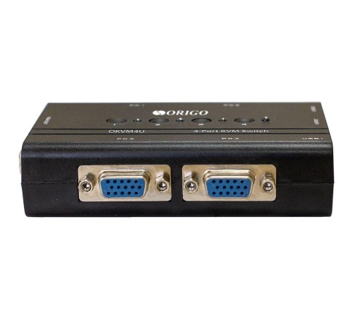 Коммутатор/ 4-портовый KVM-переключатель с портами VGA и USB