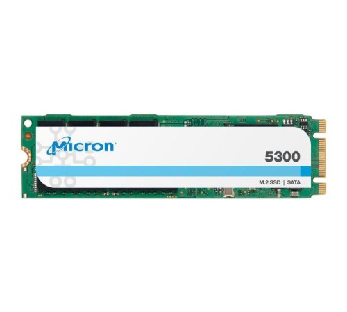 Твердотельный накопитель/ Micron SSD 5300 PRO, 1920GB, M.2(22x80mm), SATA3, 3D TLC, R/W 540/520MB/s, IOPs 95 000/30 000, TBW 5256, DWPD 1.5 (12 мес.) Твердотельный накопитель/ Micron SSD 5300 PRO, 1920GB, M.2(22x80mm), SATA3, 3D TLC, R/W 540/520MB/s, IOPs 95 000/30 000, TBW 5256, DWPD 1.5 (12 мес.)