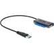 Кабель-адаптер/ Кабель-адаптер USB3.0 ---SATA III 2.5/3,5"+SSD, правый угол, VCOM <CU817A>