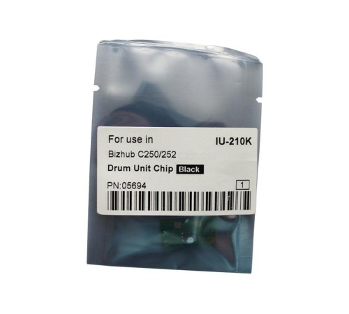 Чипы Чип драм-юнита для KONICA MINOLTA Bizhub C250/C252 (CET) Black, (WW), 70000 стр., CET5694 Чипы Чип драм-юнита для KONICA MINOLTA Bizhub C250/C252 (CET) Black, (WW), 70000 стр., CET5694