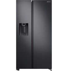 Холодильник Samsung/ 178x91.2.x71.6, 660/240 л, Диспенсер льда и воды, Metal Cooling, No Frost, side by side, матовый черный