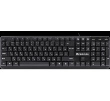 Defender Проводная клавиатура Symbol HB-559 RU,черный,104 кн,1.5м