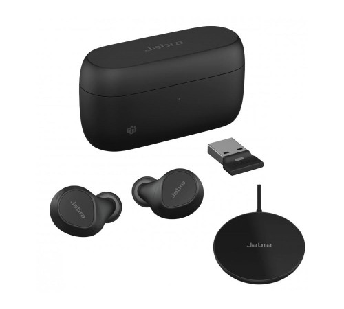 Гарнитура беспроводная/ Jabra Evolve2 Buds USB-A MS Гарнитура беспроводная/ Jabra Evolve2 Buds USB-A MS