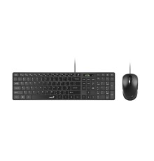 Комплект SlimStar C126  чёрный, USB(клавиатура SlimStar 126 и мышь DX-125)