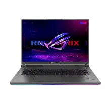 Ноутбук/ ASUS ROG Strix G18 G814JVR-N6045 18"(2560x1600 (матовый, 240Hz, 3ms) IPS)/Intel Core i9 14900HX(2.39Ghz)/16384Mb/1024PCISSDGb/noDVD/Ext:nVidia GeForce RTX4060(8192Mb)/Cam/BT/WiFi/90WHr/war 1y/3kg/Eclipse Gray/noOS