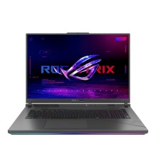 Ноутбук/ ASUS ROG Strix G18 G814JVR-N6045 18"(2560x1600 (матовый, 240Hz, 3ms) IPS)/Intel Core i9 14900HX(2.39Ghz)/16384Mb/1024PCISSDGb/noDVD/Ext:nVidia GeForce RTX4060(8192Mb)/Cam/BT/WiFi/90WHr/war 1y/3kg/Eclipse Gray/noOS