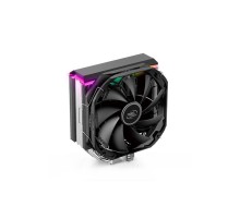 Кулер для процессора DEEPCOOL AS500 LGA20XX/1700/1200/115X/AM5/AM4 (8шт/кор, TDP 220W, PWM, ARGB Led, Fan 140mm, 5 тепл. трубок ) RET (R-AS500-BKNLMN-G)