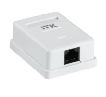 ITK Настенная инф. розетка RJ45 кат. 6 UTP 1-порт