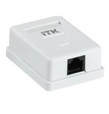 ITK Настенная инф. розетка RJ45 кат. 6 UTP 1-порт