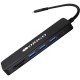 Док-станция/ Док-станция USB-C, 3xUSB 3.0, 1xUSB-C/PD 3.0, 1xHDMI, слот SD/TF/microSD