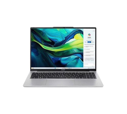 Ноутбук/ ACER Aspire Lite AL16-71P-5137 16"(1920x1200 (матовый) IPS)/Intel Core Ultra 5 125H(1.2Ghz)/16384Mb/512PCISSDGb/noDVD/Int:Intel HD/Cam/BT/WiFi/50WHr/war 1y/1.6kg/Silver/NoOS Ноутбук/ ACER Aspire Lite AL16-71P-5137 16"(1920x1200 (матовый) IPS)/Intel Core Ultra 5 125H(1.2Ghz)/16384Mb/512PCISSDGb/noDVD/Int:Intel HD/Cam/BT/WiFi/50WHr/war 1y/1.6kg/Silver/NoOS