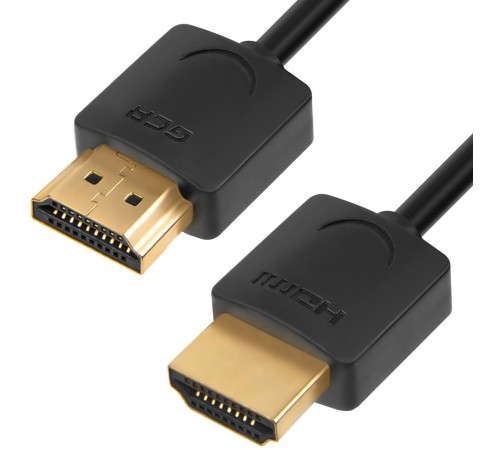 Greenconnect Кабель SLIM 1.5m HDMI 2.0, черный Slim, OD3.8mm, HDR 4:2:2, Ultra HD, 4K 60 fps 60Hz, 3D, AUDIO, 18.0 Гбит/с , 32/32 AWG, GCR-51595 Greenconnect Кабель SLIM 1.5m HDMI 2.0, черный Slim, OD3.8mm, HDR 4:2:2, Ultra HD, 4K 60 fps 60Hz, 3D, AUDIO, 18.0 Гбит/с , 32/32 AWG, GCR-51595