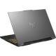 Ноутбук/ ASUS TUF F16 FX607VU-RL061 16"(1920x1200 (матовый, 144Hz) IPS)/Intel Core 5 210H(2.2Ghz)/16384Mb/512PCISSDGb/noDVD/Ext:nVidia GeForce RTX4050(6144Mb)/Cam/BT/WiFi/56WHr/war 1y/2.2kg/Mecha Gray/DOS