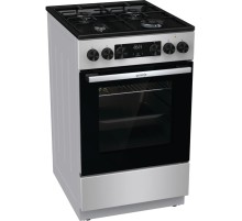 Плита GORENJE/ Тип плиты: комбинированная, Тип варочной поверхности: газовая, Цвет: серый, Гриль: Есть, Ширина, см: 50