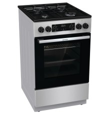 Плита GORENJE/ Тип плиты: комбинированная, Тип варочной поверхности: газовая, Цвет: серый, Гриль: Есть, Ширина, см: 50