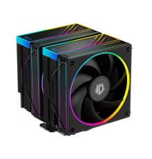 Кулер для процессора ID-COOLING FROZN A620 ARGB LGA1700/1200/115X/AM5/AM4 (6шт/кор, TDP 270W, PWM, черный, 6 тепл.трубок + медная база, DUAL ARGB FAN 120mm) RET