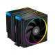 Кулер для процессора ID-COOLING FROZN A620 ARGB LGA1700/1200/115X/AM5/AM4 (6шт/кор, TDP 270W, PWM, черный, 6 тепл.трубок + медная база, DUAL ARGB FAN 120mm) RET
