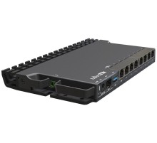 Маршрутизатор MikroTik RouterBORD 5009UG+S+ with Marvell Armada ARMv8 CPU (4-cores, 1.4GHz per core), 1GB of DDR4 RAM, 1GB NAND storage, 1x 2.5Gbit LAN, 7x 1Gbit LAN, 1xSFP+ port, RouterOS L5, metal desktop case, P