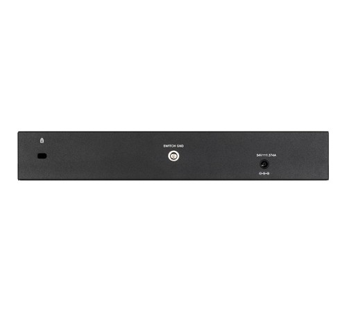 Коммутатор/ Smart L2 Switch 8х1000Base-T PoE, 2х1000Base-X SFP, PoE Budget 65W, Compact CLI