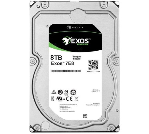 Жесткий диск/ HDD Seagate SAS 8Tb Enterprise Capacity 12Gb/s 256Mb  1 year warranty