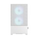 Корпус ПК без блока питания/ Case Fractal Design Pop Mini Air RGB TG Clear Tint, Mini-Tower, 3x120mm RGB, 2xUSB-A 3.2 mATX, mITX White