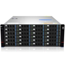 Серверный корпус/ Gooxi RMC4124-670-HSE-D 4U 24bay chassis ,Expander backplane rear 2*2.5"SAS/SATA 1300W 1+1 EU power cables rail kit