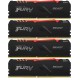 Память оперативная/ Kingston 64GB 2666MT/s DDR4 CL16 DIMM (Kit of 4) 1Gx8 FURY Beast RGB