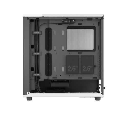 Корпус ПК без блока питания/ Case Fractal Design North, Midi-Tower, 2x140mm, 2xUSB-A 3.2 + 1xUSB 3.2 Type-C ATX, mATX, mITX Wood panel, Chalk White