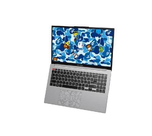 Ноутбук/ ASUS K5504VA-MA342W BAPE Edition 15.6"(2880x1620 OLED)/Intel Core i5 13500H(2.6Ghz)/16384Mb/512PCISSDGb/noDVD/Int:Intel Iris Xe Graphics/Cam/BT/WiFi/75WHr/war 1y/1.6kg/Cool Silver/Win11Home + EVO; +мышь +сумка +фигурка Ноутбук/ ASUS K5504VA-MA342W BAPE Edition 15.6"(2880x1620 OLED)/Intel Core i5 13500H(2.6Ghz)/16384Mb/512PCISSDGb/noDVD/Int:Intel Iris Xe Graphics/Cam/BT/WiFi/75WHr/war 1y/1.6kg/Cool Silver/Win11Home + EVO; +мышь +сумка +фигурка