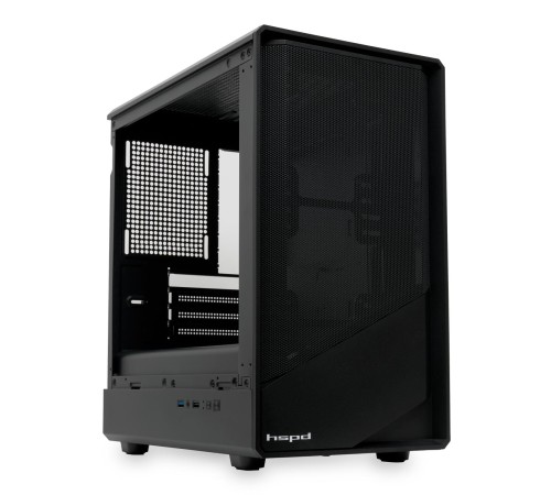 Корпус без блока питания/ Case HSPD M331, Mesh Mini-tower, Black, TG, 0.4 SPCC, no fans mATX, mITX 175/329/170mm 1x2.5", 2x3.5", 4xPCI 1xUSB-A 3.0, 1xUSB-A 1.0 370x220x408mm Корпус без блока питания/ Case HSPD M331, Mesh Mini-tower, Black, TG, 0.4 SPCC, no fans mATX, mITX 175/329/170mm 1x2.5", 2x3.5", 4xPCI 1xUSB-A 3.0, 1xUSB-A 1.0 370x220x408mm