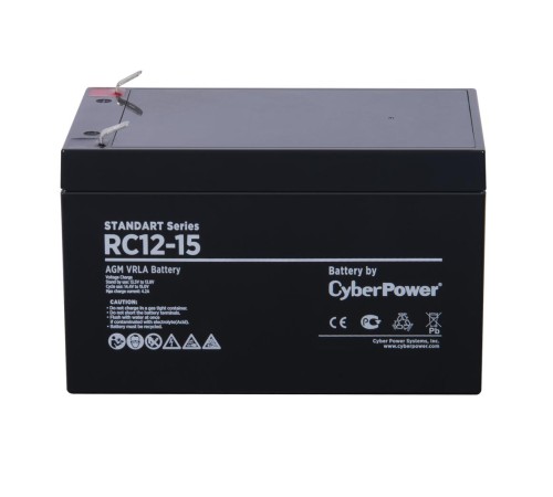 Аккумуляторная батарея SS CyberPower RC 12-15 / 12 В 15 Ач Аккумуляторная батарея SS CyberPower RC 12-15 / 12 В 15 Ач
