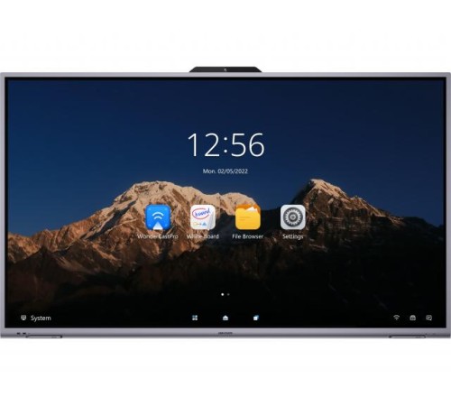 Интерактивная ЖК панель 75", 4K, 45 касаний, камера 8 MP, 6 микрофонов, Android 11.0, ОЗУ 4 Гб, встроенная хранилище 64 Гб, USB Type-C для передачи данных, вход HDMI x2, выход HDMI, Wi-Fi, Bluetooth 5.0/ Интерактивная ЖК панель 75" Hikvision [DS