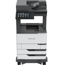 Черно-белое лазерное МФУ Pantum BM7800FDN, Mono laser, A4, 52 ppm (max 300000 p/mon), 1.2 GHz, 1200x1200 dpi, 2048 MB RAM, Duplex, paper tray 2*550 pages, USB, LAN, start. cartridge 11000 pages