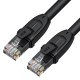 GCR Патч-корд PROF прямой 1.0m, UTP медь кат.6, че, 24 AWG, ethernet high speed 10 Гбит/с, RJ45, T568B, GCR-52580