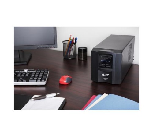 Источник бесперебойного питания APC Smart-UPS 750VA/500W, Line-Interactive, LCD, Out: 220-240V 6xC13, SmartSlot, USB, HS User Replaceable Bat, Black, 1 year warranty (замена SMT750I) Источник бесперебойного питания APC Smart-UPS 750VA/500W, Line-Interactive, LCD, Out: 220-240V 6xC13, SmartSlot, USB, HS User Replaceable Bat, Black, 1 year warranty (замена SMT750I)