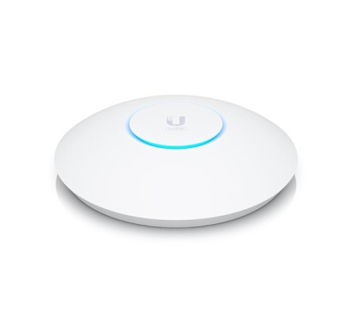 Точка беспроводного доступа Ubiquiti Access Point U6 Enterprise WiFi 6 support (2.4/5/6 GHz bands), 10.2 Gbps aggregate throughput rate, (1) 2.5GbE RJ45 port (PoE In)Powered with PoE+