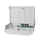 Уличный коммутатор MikroTik netPower Lite 7R with 8 x Gigabit Ethernet ports (7 with Reverse POE-in, 1 with PoE-OUT), 2 x SFP+ cages, SwitchOS, outdoor enclosure, mounting kit (power supply NOT included)