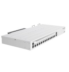 Маршрутизатор MikroTik Cloud Core Router 2004-1G-12S+2XS with Annapurna Alpine AL32400 Cortex A57 CPU (4-cores, 1.7GHz per core), 4GB RAM, 1x Gigabit RJ45 port, 12x 10G SFP+ cages, 2 x 25G SFP28 cages, RouterOS L6,