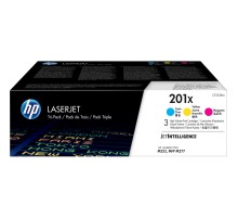 Тонер-картридж набор из 3 шт/ HP 201X 3-pack High Yield Cyan/Magenta/Yellow Original LaserJet Toner Cartridges