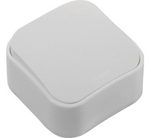 Quteo Выключатель 10A 1-клав., белый