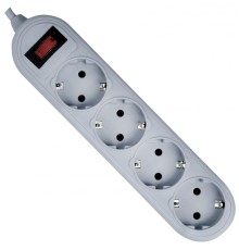 Сетевой фильтр Defender ES Lite 1.8 1,8 м, 4 розетки/ Surge Protector Defender ES Lite 1.8 1,8m, 4 розетки