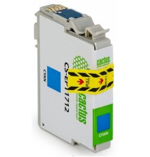 -/ Картридж струйный Cactus CS-EPT1712 17XL голубой (10мл) для Epson XP-33/103/203/207/303/306/403/406