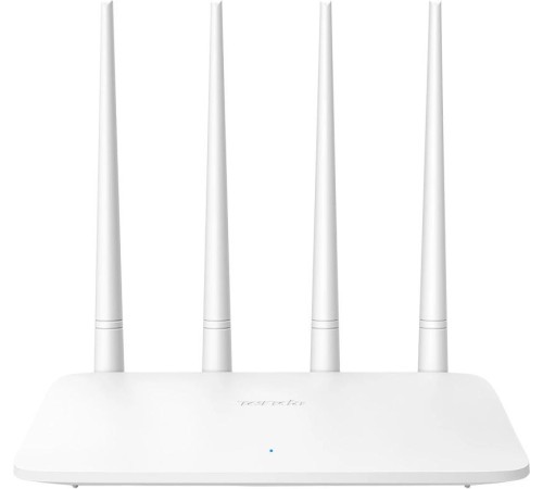 Маршрутизатор/ Tenda F6 Wi-Fi роутер N300, до 300 Мбит/с на 2,4 ГГц, LAN 3x100 Мбит/с, WAN 1x100 Мбит/с, 4x5dBi антенны, белый корпус