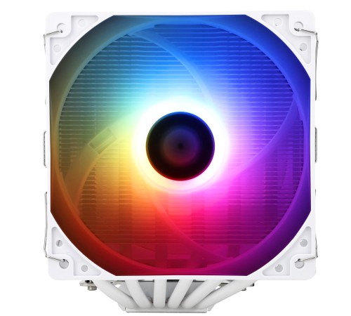 Кулер для процессора/ CPU Cooler Thermalright Peerless Assassin 120 SE White ARGB (4-pin PWM, 155mm, Ni/CU, 6x6mm, ARGB, 2x120mm, 66.17CFM, 25.6dBA, 1550RPM, S: 1700, 1200, 115X, AM5, AM4)