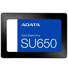 Твердотельный накопитель/ ADATA SSD Ultimate SU650, 1000GB, 2.5" 7mm, SATA3, 3D TLC,R/W 520/450MB/s, IOPs 40 000/65 000, TBW 1120, DWPD 1 (3 года)
