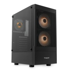Корпус без блока питания/ Case HSPD M540, Mesh Mid Tower, Black, TG, 0.45 SPCC, 3x120mm ARGB (M1) ATX, mATX, mITX 160/300/150mm 2x2.5", 2x3.5", 7xPCI 1xUSB-A 3.0, 2xUSB-A 2.0 365x216x405mm