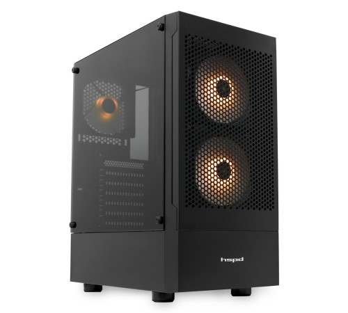 Корпус без блока питания/ Case HSPD M540, Mesh Mid Tower, Black, TG, 0.45 SPCC, 3x120mm ARGB (M1) ATX, mATX, mITX 160/300/150mm 2x2.5", 2x3.5", 7xPCI 1xUSB-A 3.0, 2xUSB-A 2.0 365x216x405mm Корпус без блока питания/ Case HSPD M540, Mesh Mid Tower, Black, TG, 0.45 SPCC, 3x120mm ARGB (M1) ATX, mATX, mITX 160/300/150mm 2x2.5", 2x3.5", 7xPCI 1xUSB-A 3.0, 2xUSB-A 2.0 365x216x405mm