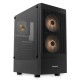 Корпус без блока питания/ Case HSPD M540, Mesh Mid Tower, Black, TG, 0.45 SPCC, 3x120mm ARGB (M1) ATX, mATX, mITX 160/300/150mm 2x2.5", 2x3.5", 7xPCI 1xUSB-A 3.0, 2xUSB-A 2.0 365x216x405mm